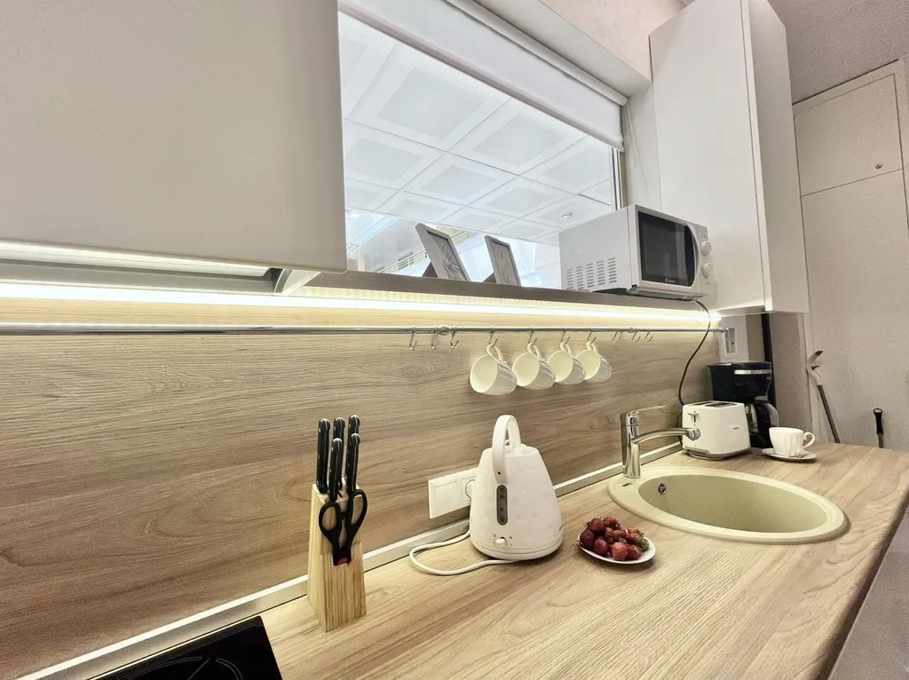 Уютная двухкомнатная квартира с шикарным видом в Гурзуфе