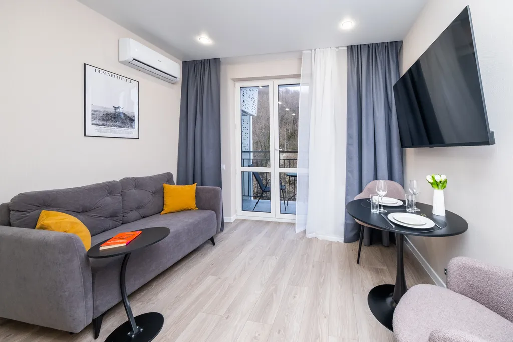 Квартира Квартира Откройте для себя комфортный отдых в Адлере в нашей стильной студии — Сочи