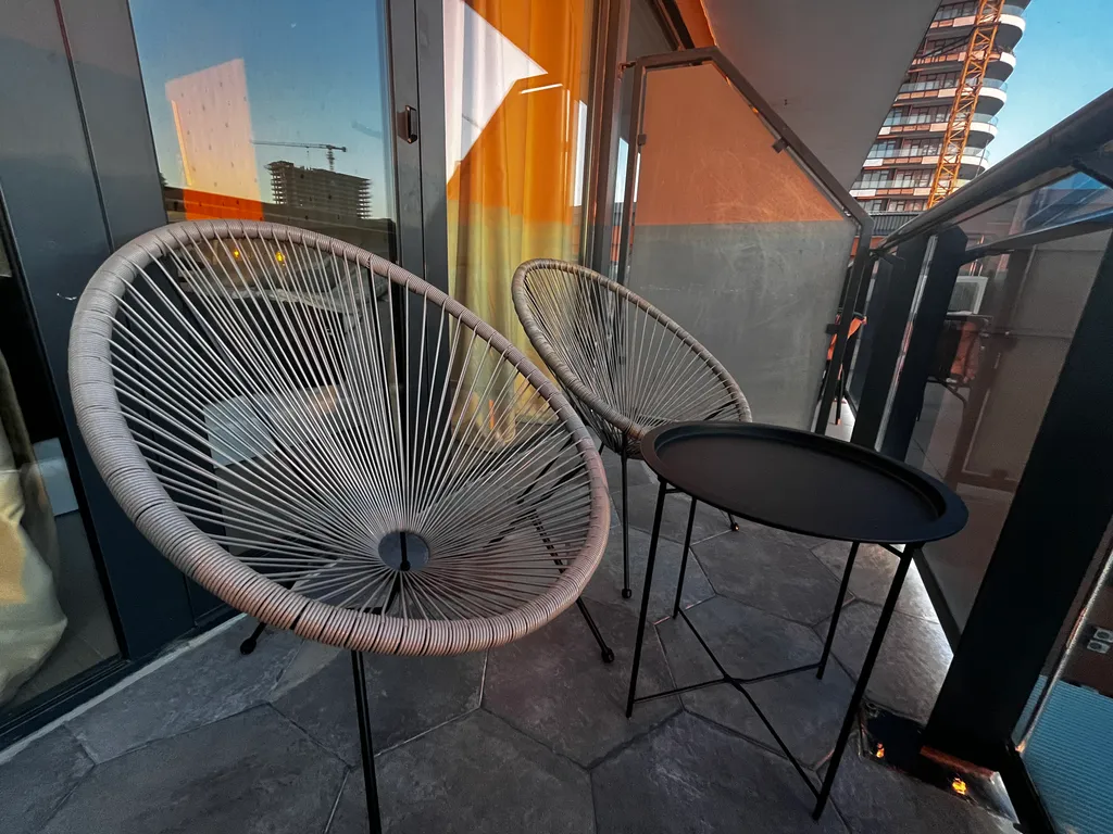 Квартира с видом на закаты и зеленый парк Orbi Beach Tower