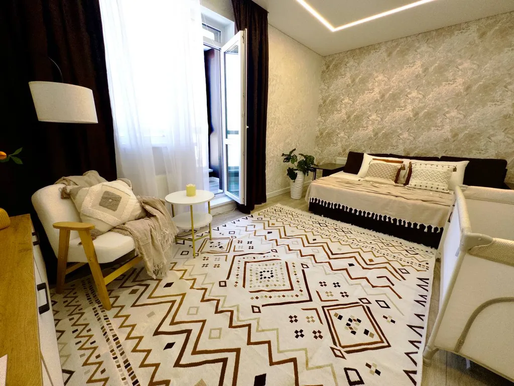 Уютная квартира с большим ТВ