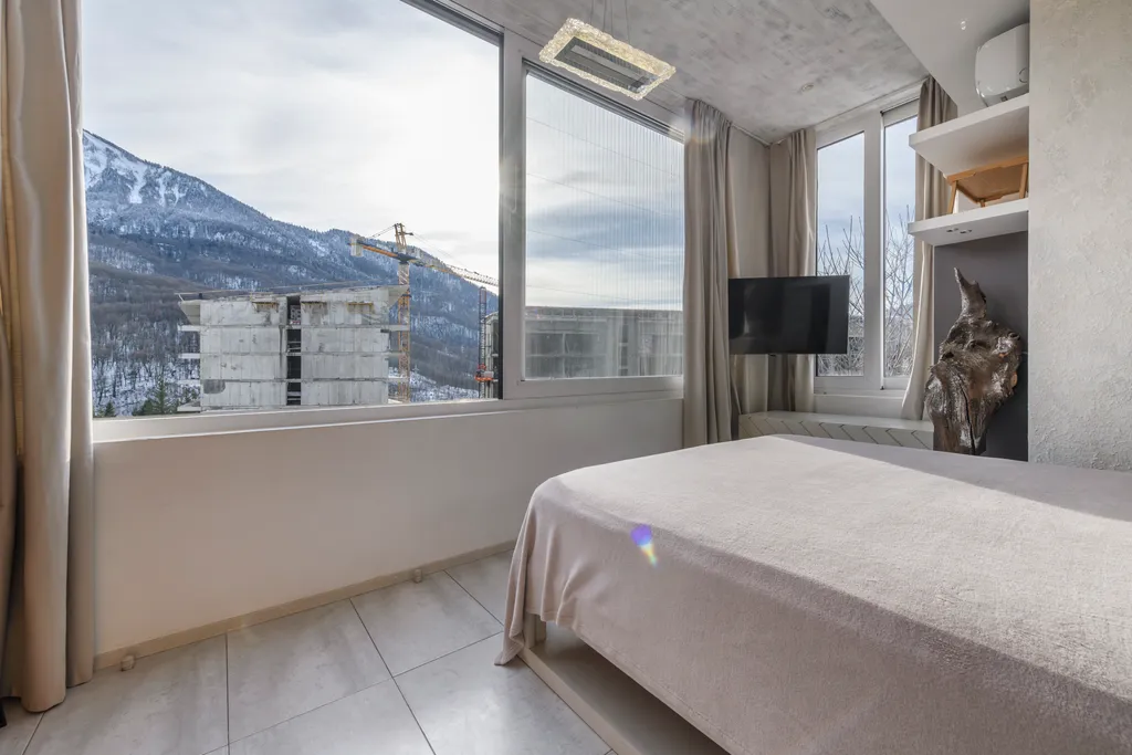 Дизайн-студия Лайт Люкс. Горная панорама из окна