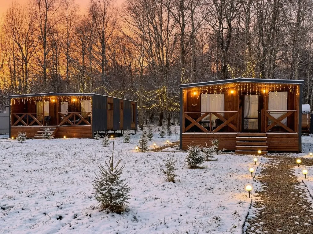 Коттедж Домик 115 кв с баней в заповедном лесу — Истра