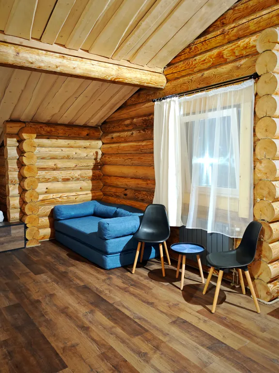 Лесной дом с тёплым бассейном, джакузи, сауной и сибирским чаном