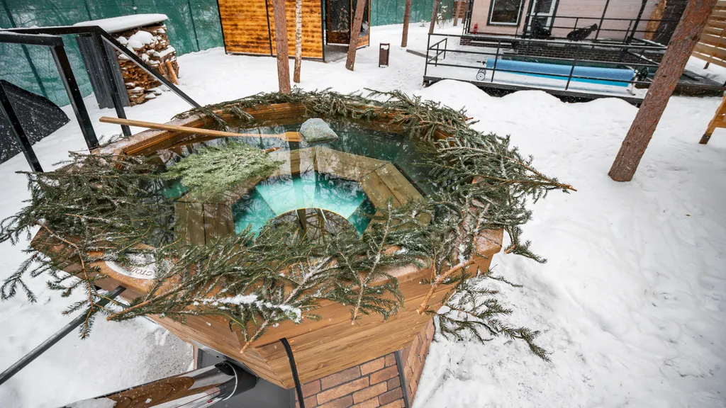 Дом с кедровой баней и термо-бассейном