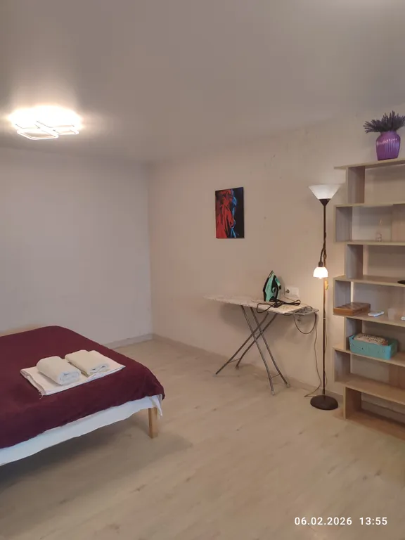 Однокомнатная, большая студия, новая, теплая,  уютная