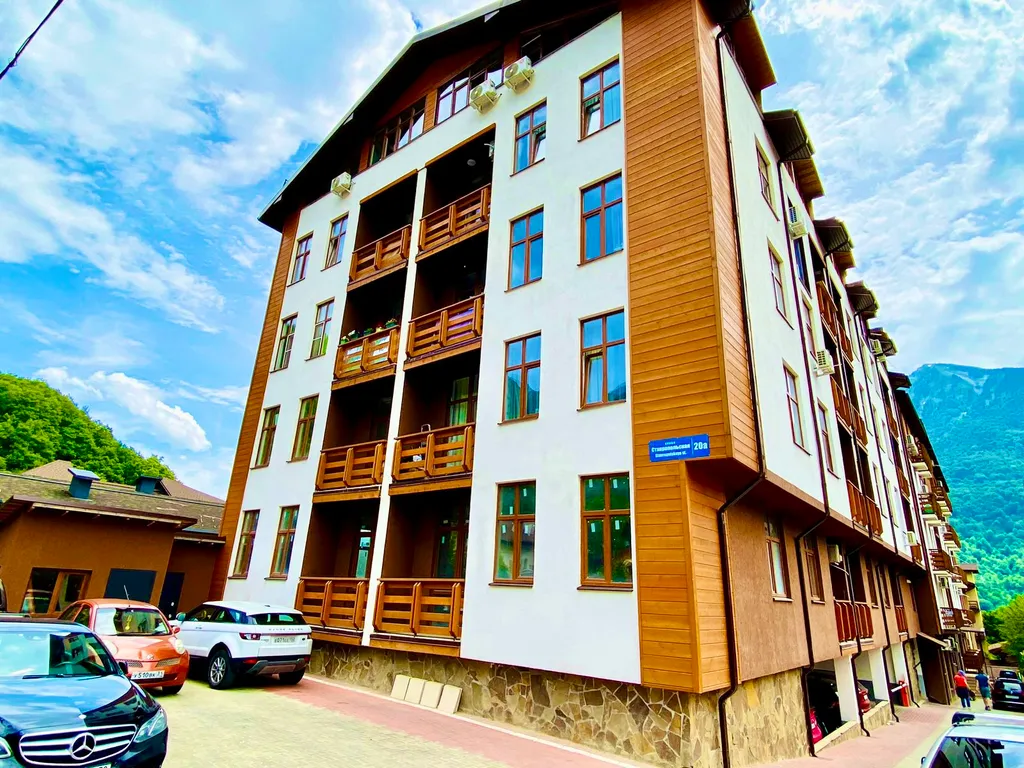 #19 Уютные апартаменты с видом на гору Ачишхо