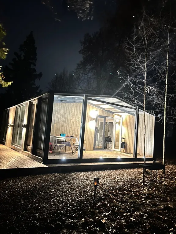 Коттедж Домик Хирви уютный коттедж на отдельном участке с вековыми деревьями — Москва