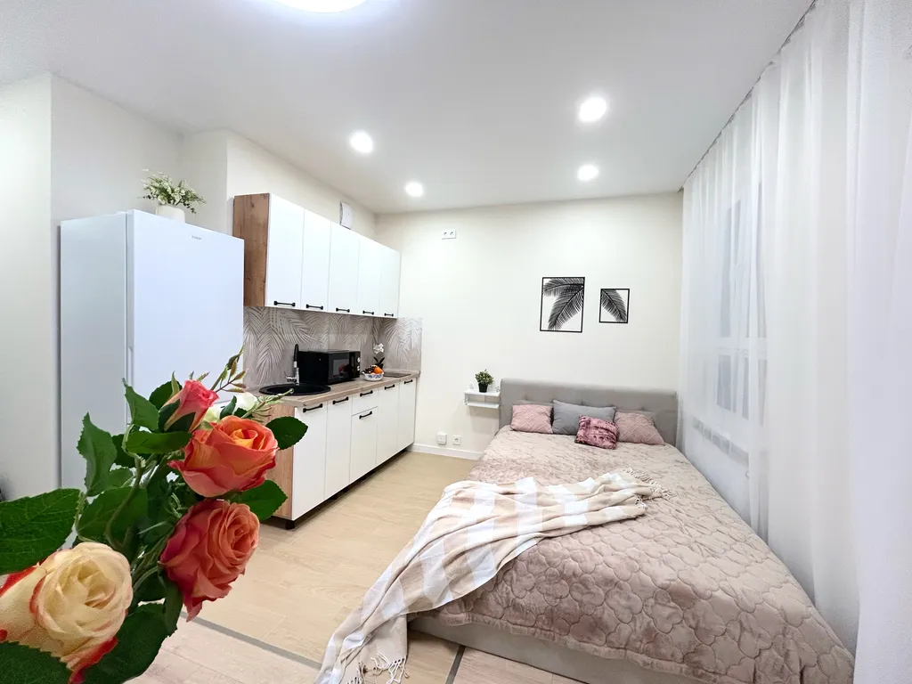 Современная студия в ЖК Ulla в финском стиле