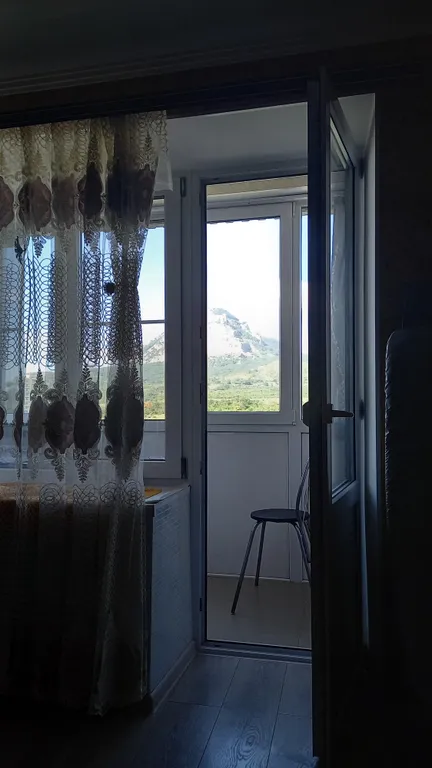 Уютная квартира в центре города с видом на гору Змейка