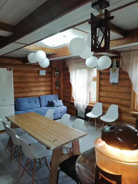 Дом с камином на Новый год