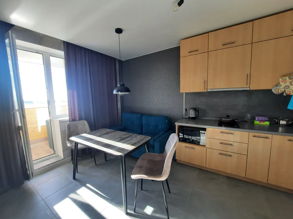 Современная квартира с красивым видом