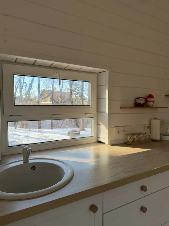 Дом A-Frame с купелью для Вашего уютного отдыха