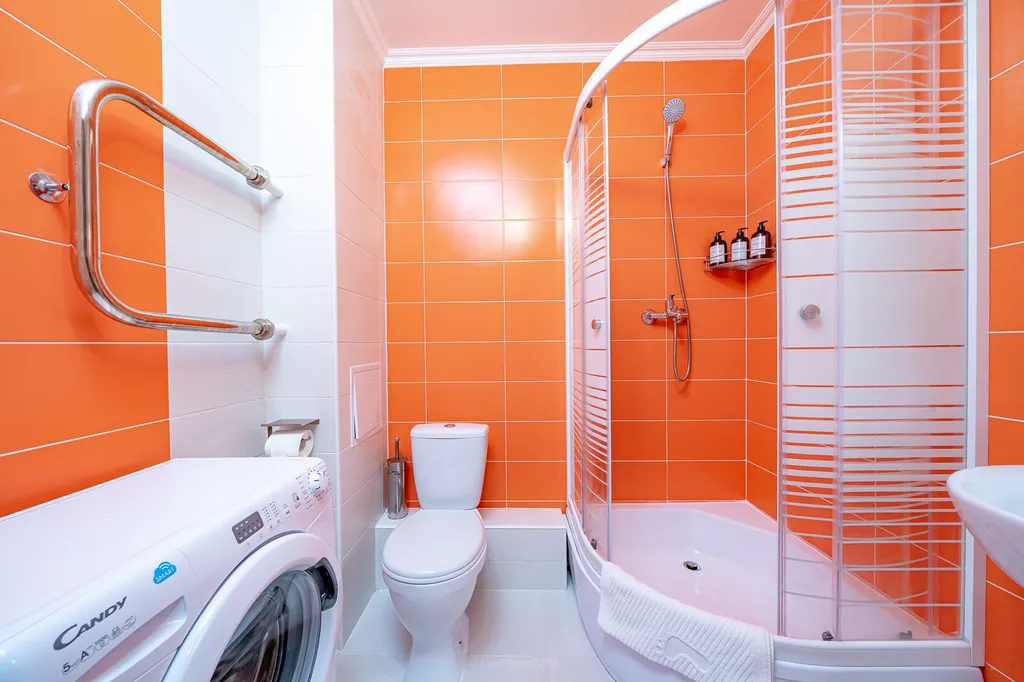 Апартаменты студия у метро, с кухней и панорамными окнами