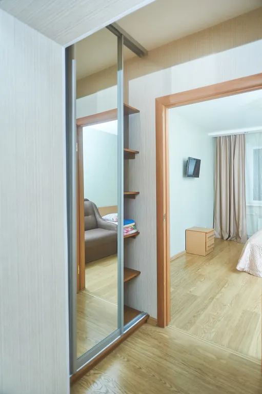 Двухкомнатная квартира с изолированными комнатами в центре города