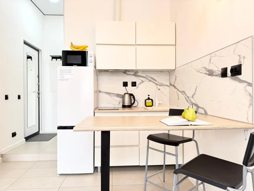 Уютная студия с дизайнерским ремонтом в Звенигороде