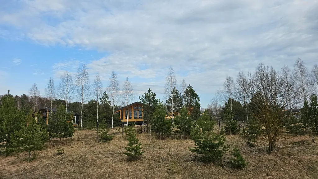 Коттедж Эко-Дом с Панорамными окнами на лес и террасой — Можайск