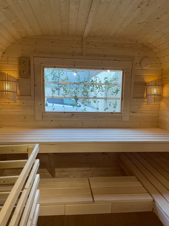 Уютный дом с баней, чаном и видом на горы