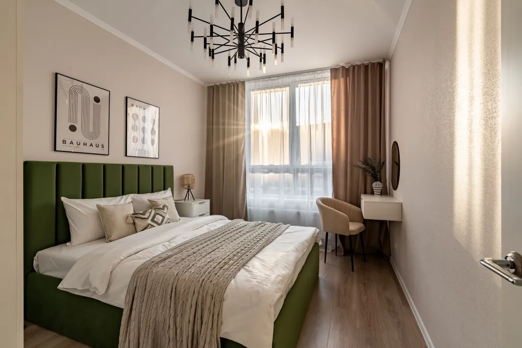 Квартира Квартира Евро-двушка Лаймовый щербет — Шушары