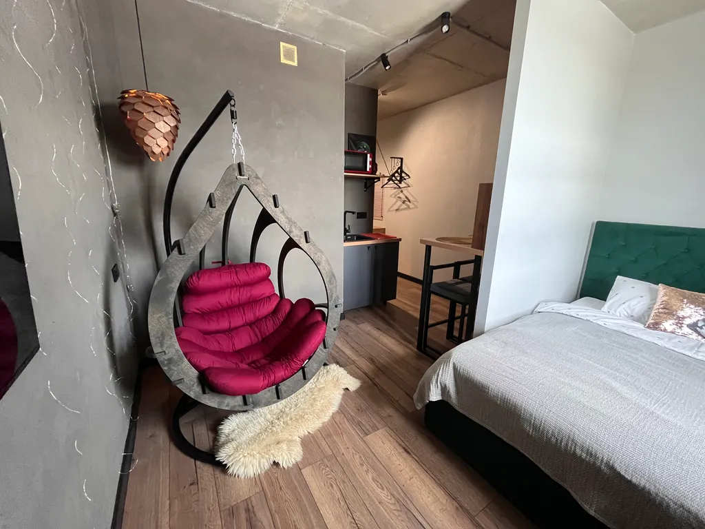 Уютная студия в стиле лофт