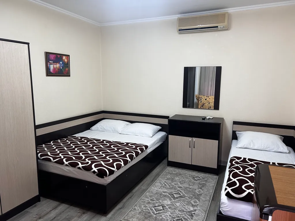 Квартира Квартира Эконом на 3-4 человека, удобства на 2 номера, балкон, вид на сад — Анапа