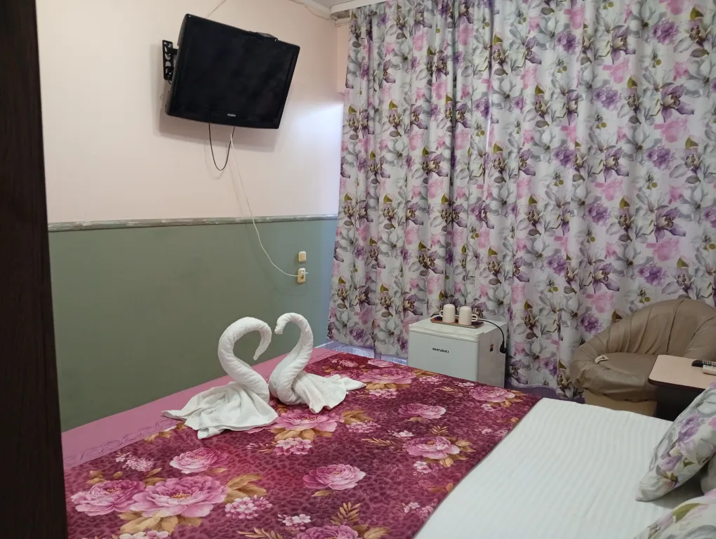 Комната с удобствами с 1 двуспальной или 2 односпальными кроватями