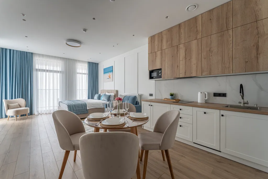 Морская волна с панорамным видом на море