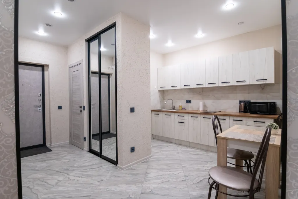 Апартаменты с новым ремонтом на четверых