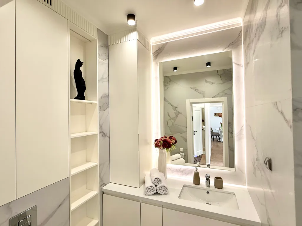 Квартира Квартира Роскошный дизайнерский 2-х комнатный люкс с видом реку и Москва-сити — Москва