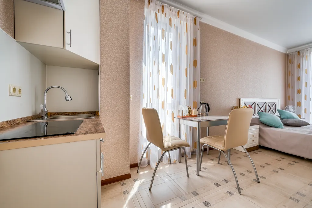 Квартира Стандарт студия с видом на море и реку — Лазаревское