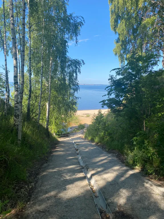 Дом с сауной на берегу Горьковского моря