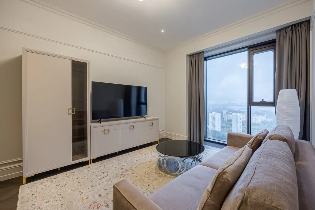 Квартира Евротрешка в 5-звездочном комплексе на 28 этаже — аренда посуточно в Москва