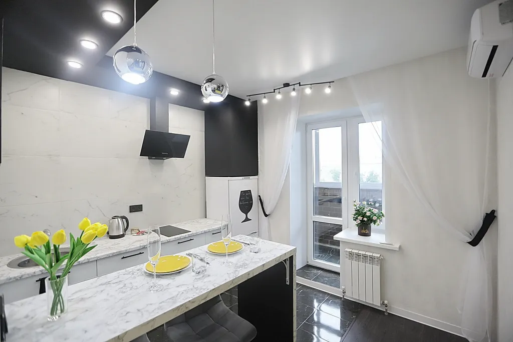 Апартаменты в центре с большой ванной