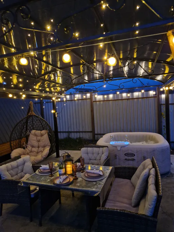 Новый дом афрейм с джакузи у моря и гор