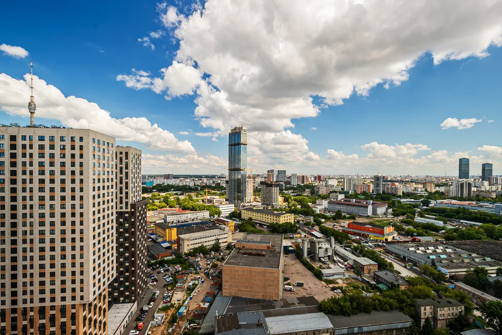 Квартира Квартира Great view 29 floor apartment 5 min walk to Butyrskaya metro — Москва