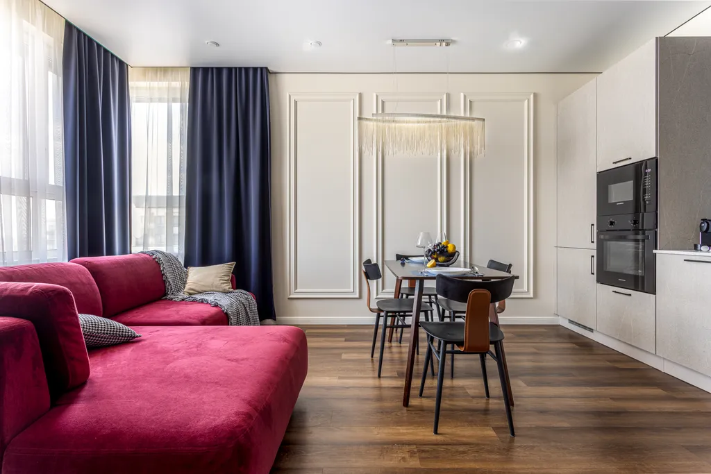 Квартира Квартира Бархат — стильный апартамент бизнес-класса рядом с метро Варшавская — Москва