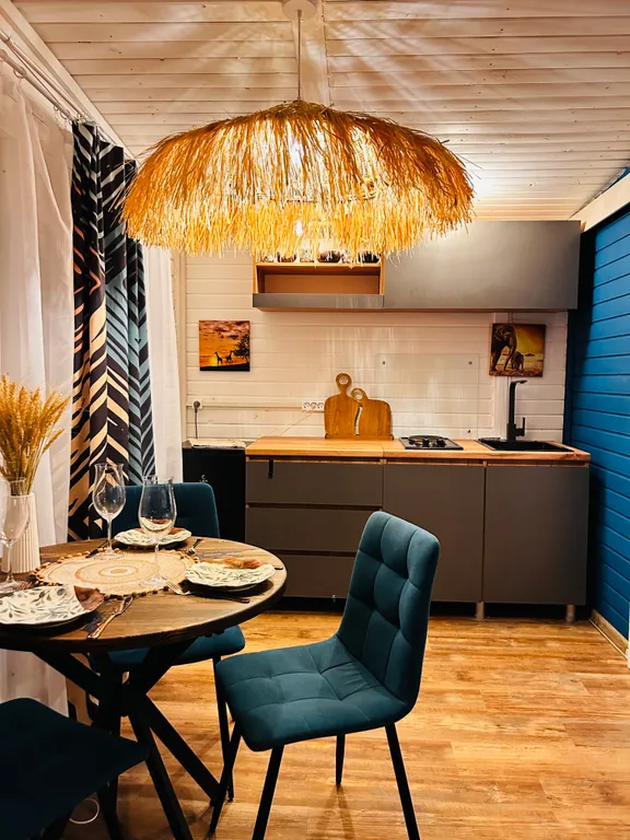 Африканский бунгало с банным чаном