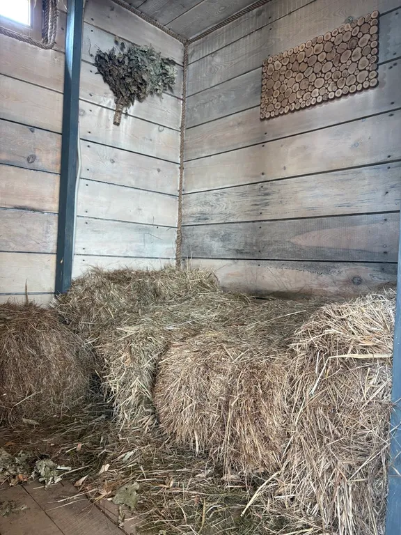 Коттедж Дом в виде юрты с травяной баней — Каблуково