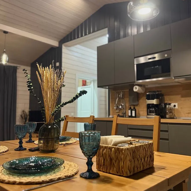 Дом 80m2 — чан, кухня, бесплатные велосипеды