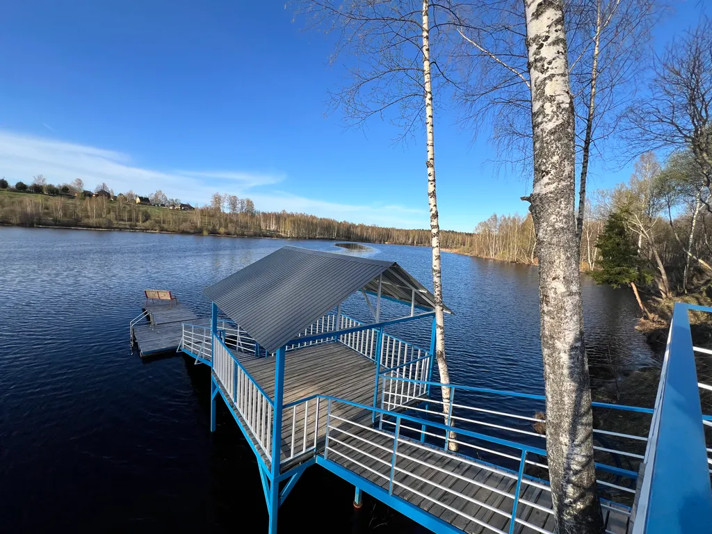 Уютный A-Frame в лесном массиве на берегу реки