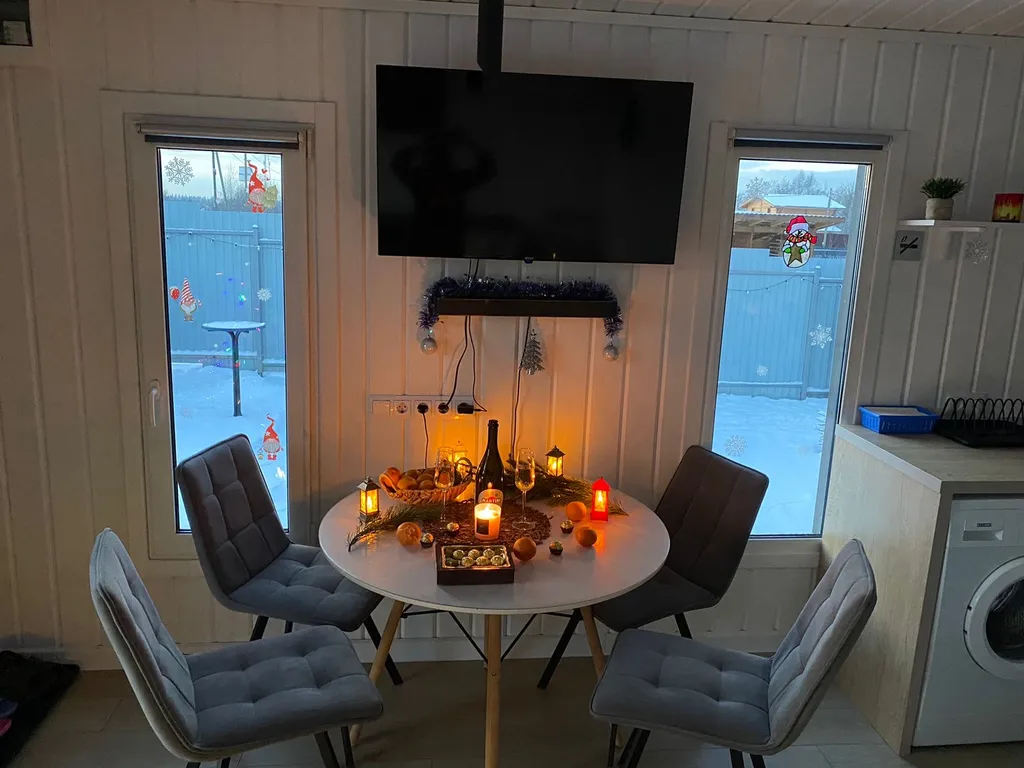 Уютный загородный домик с личным банным-комплексом