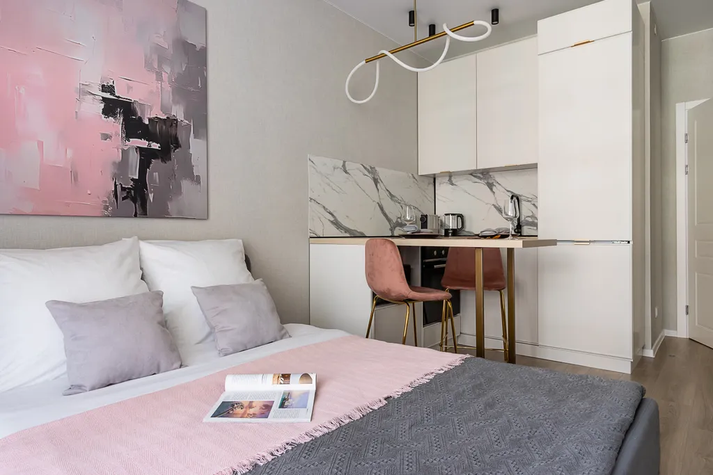 Квартира Квартира Уютная студия в уединённом и тихом районе в Шушарах — Шушары