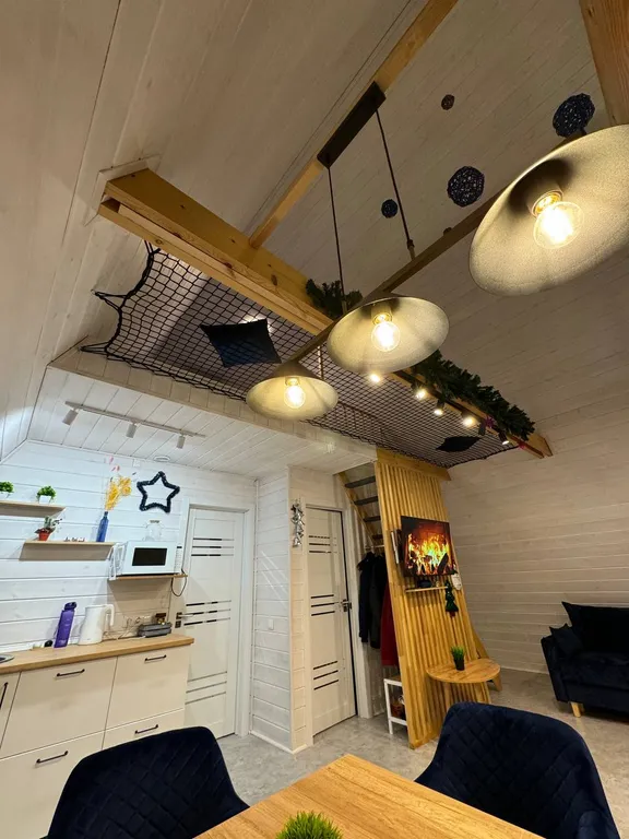 Коттедж Новый большой А-фрейм с видом на лес — Казань