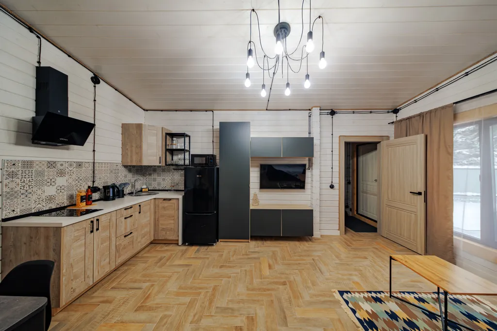 Вилла М с видом на вековой лес