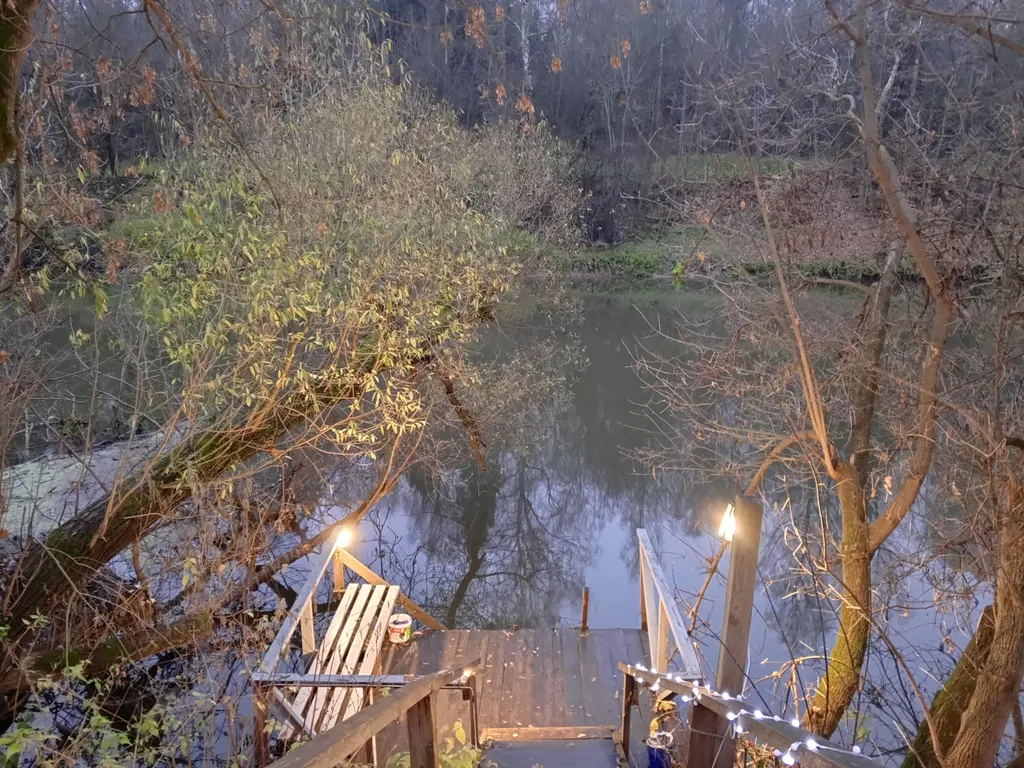 Новый год с русской баней на дровах