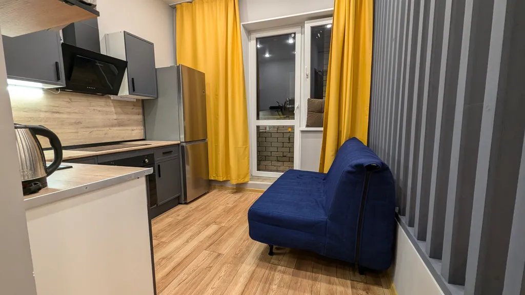 Просторная квартира - студия в стиле Лофт