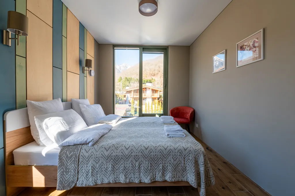 Апартаменты в Куб-терра, Голубой лён