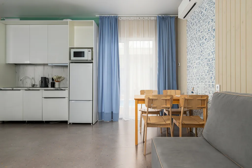 МореВоздуха дом с горячими бассейнами