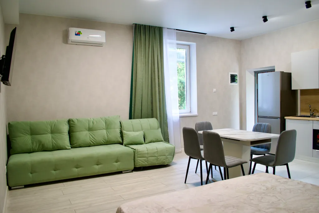 Четырехместные апартаменты с кухней повышенного комфорта