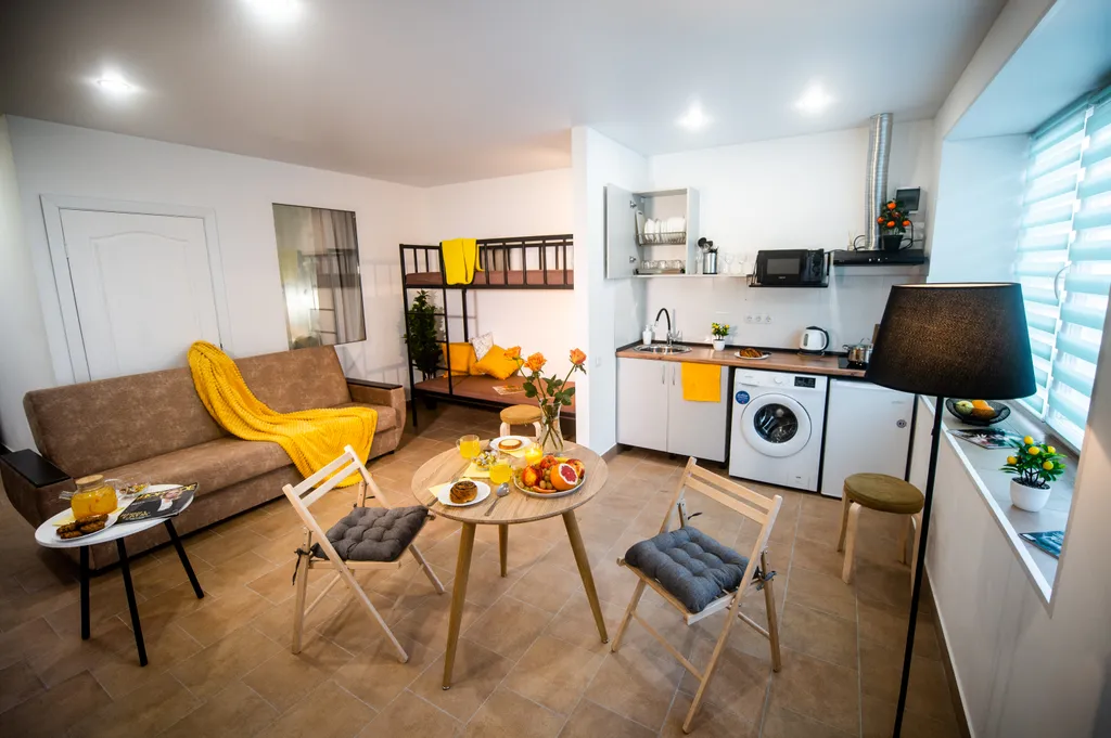 Уютная студия до 6 гостей