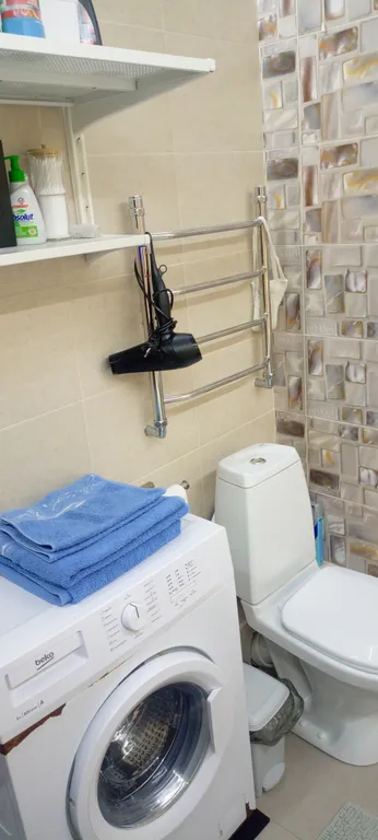 Уютная студия с двумя балконами в ЖК Берёзка